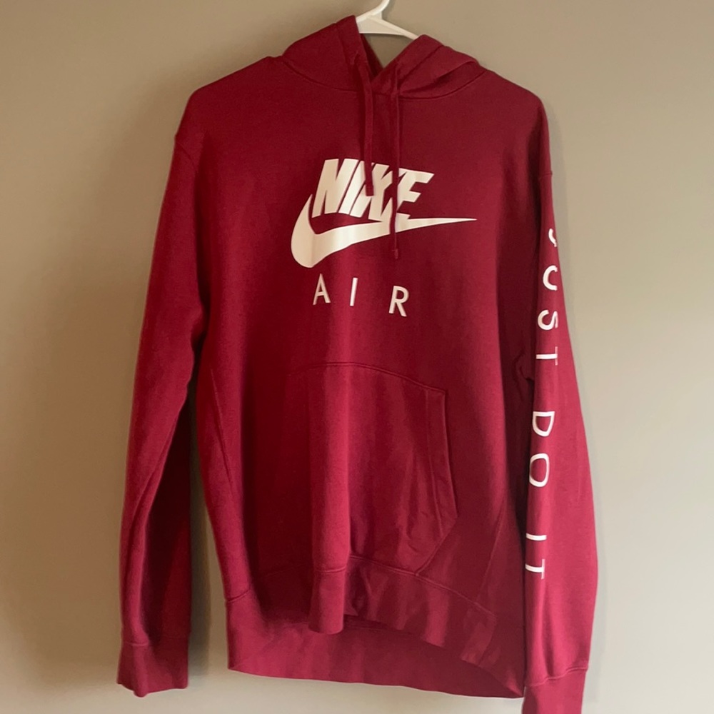 Nike hoodie red/maroon men’s size L